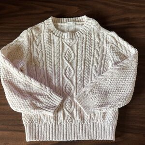 Abercrombie Kids Cable Knit Sweater - White